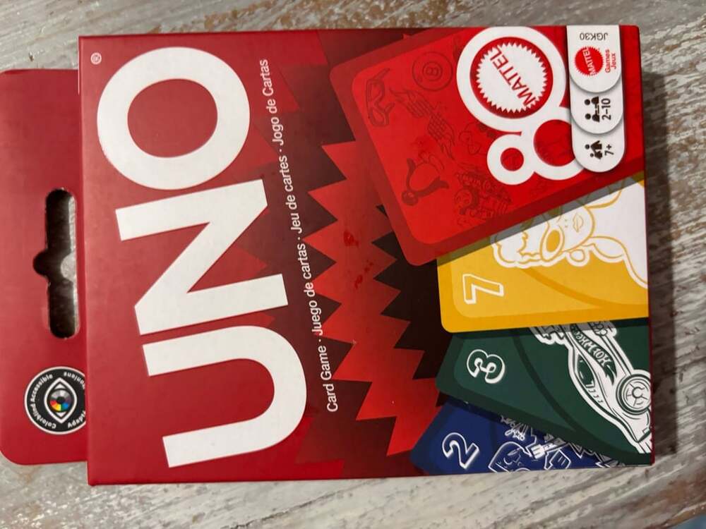 Mattel UNO 80th Anniversary Ruby Red Edition Card Game